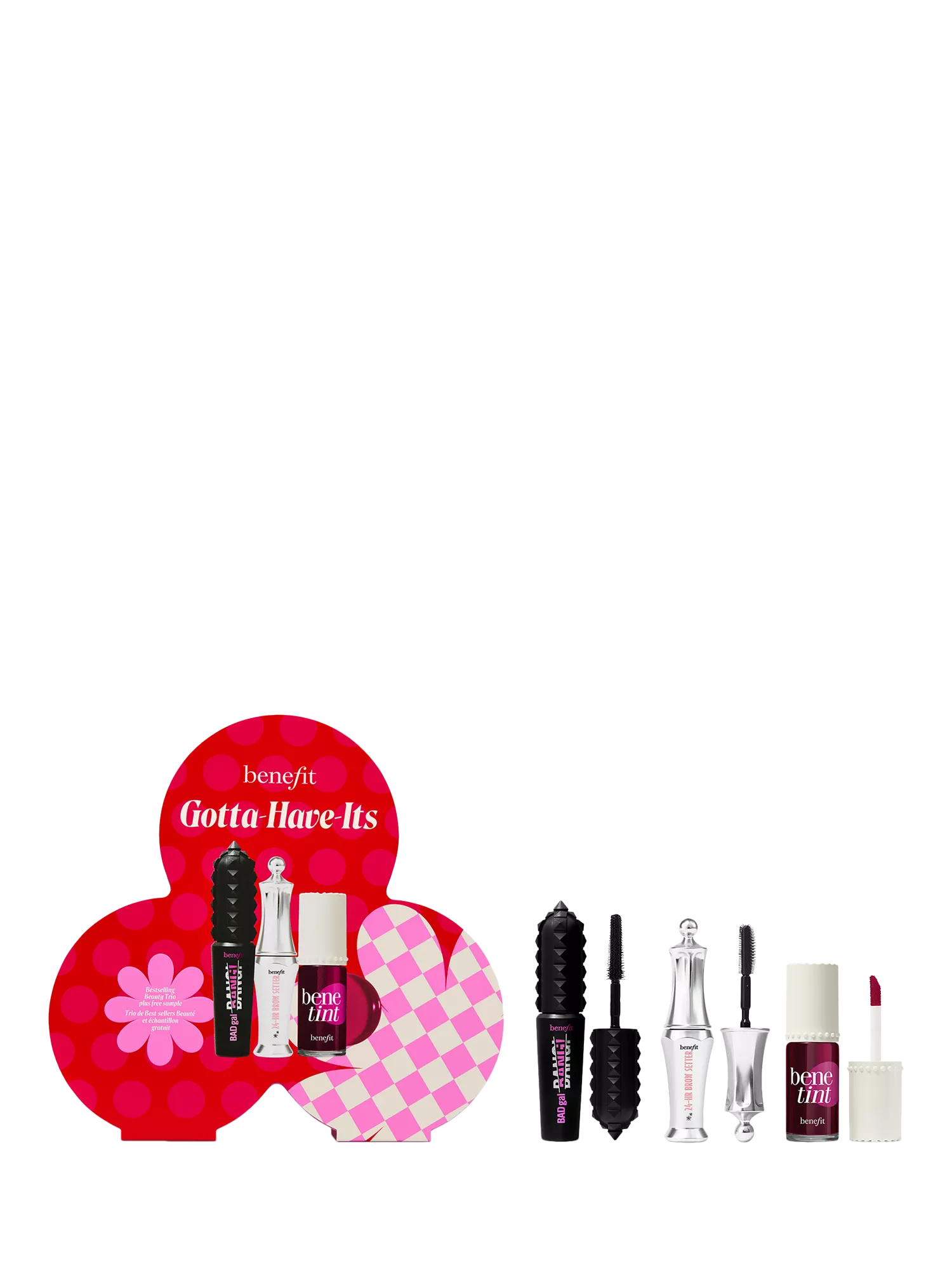 Benefit Gotta Have Its gift set with Benetint, mascara, and brow gel - UK version