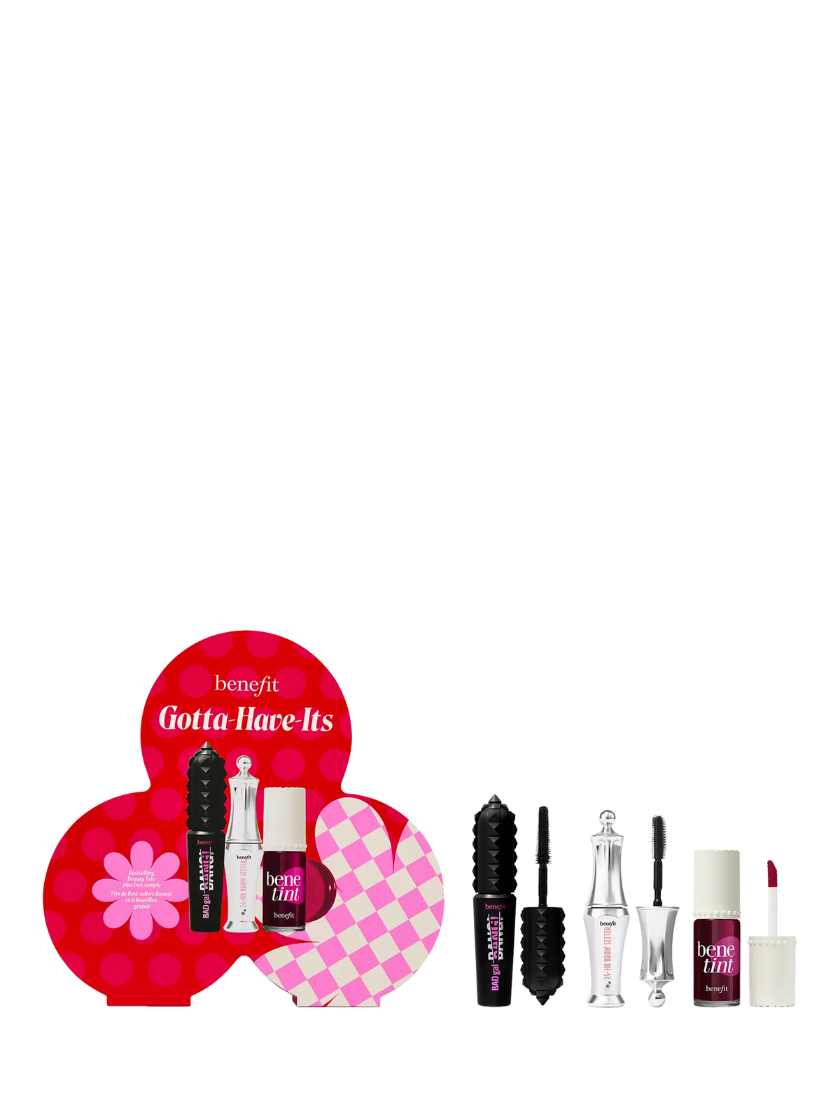 Benefit Gotta Have Its gift set with Benetint, mascara, and brow gel - UK version