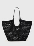AllSaints Ara cotton knitted tote bag, imported from the UK