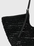 AllSaints Ara cotton knitted tote bag, imported from the UK
