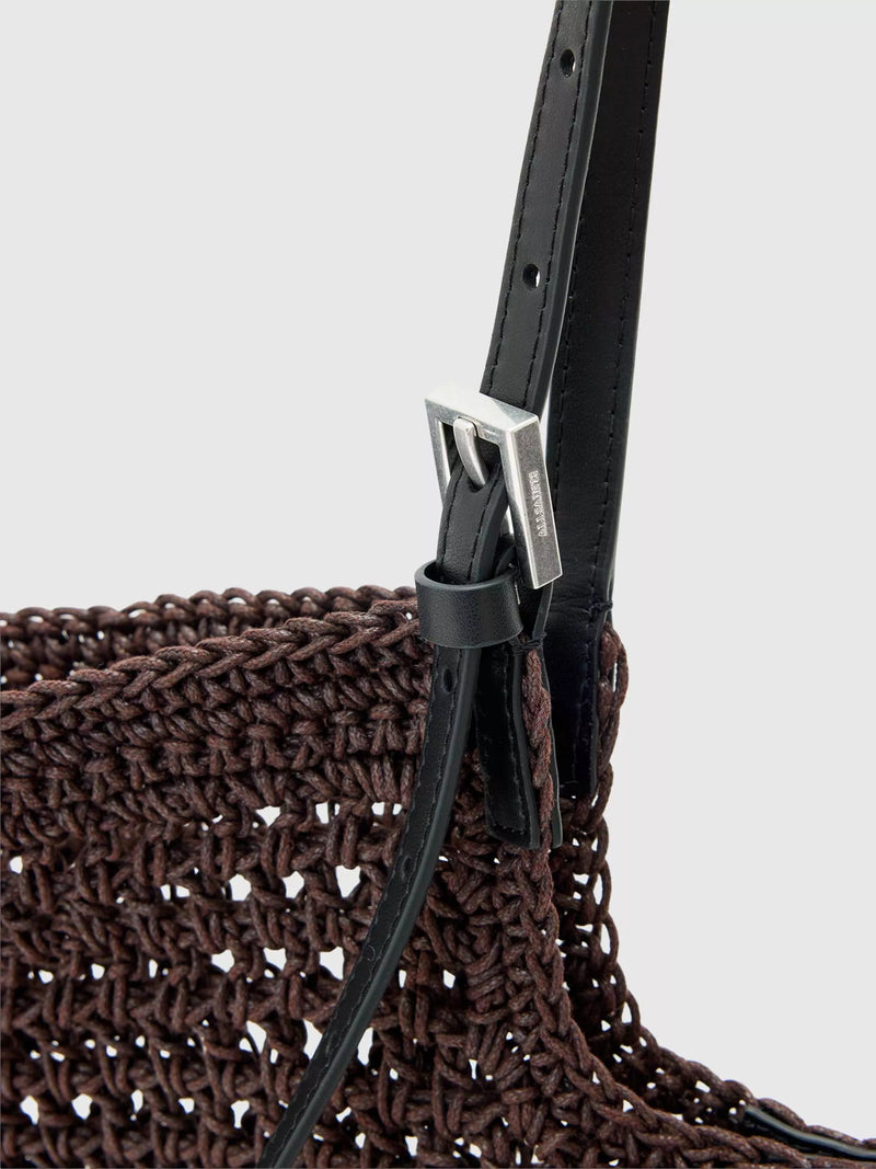 AllSaints Ara cotton knitted tote bag, imported from the UK