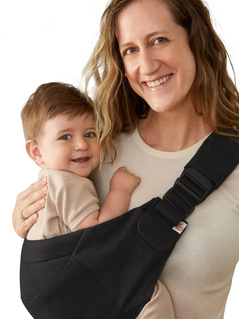 Ergobaby Upsie Sling Carrier Onyx Black, imported from the UK