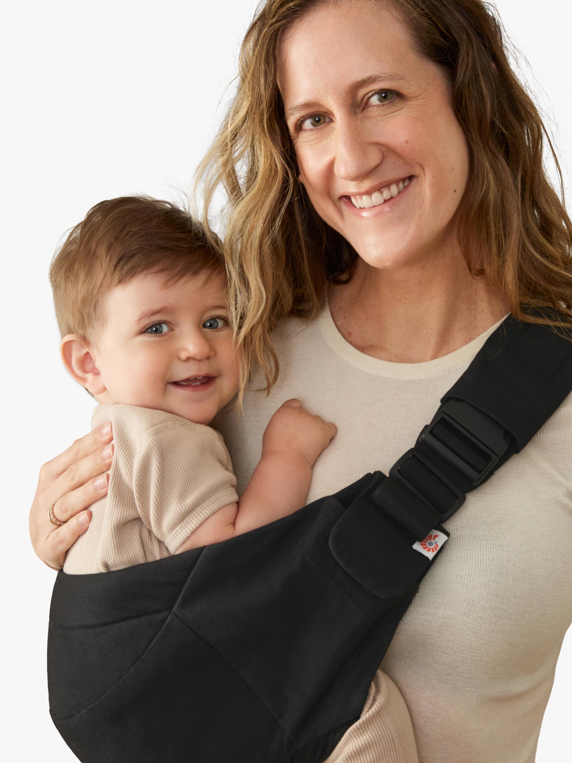 Ergobaby Upsie Sling Carrier Onyx Black, imported from the UK