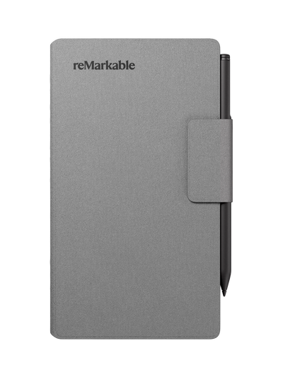 John Lewis reMarkable Book Folio for Paper Pro Move, Grey- Buy online at McGrocer