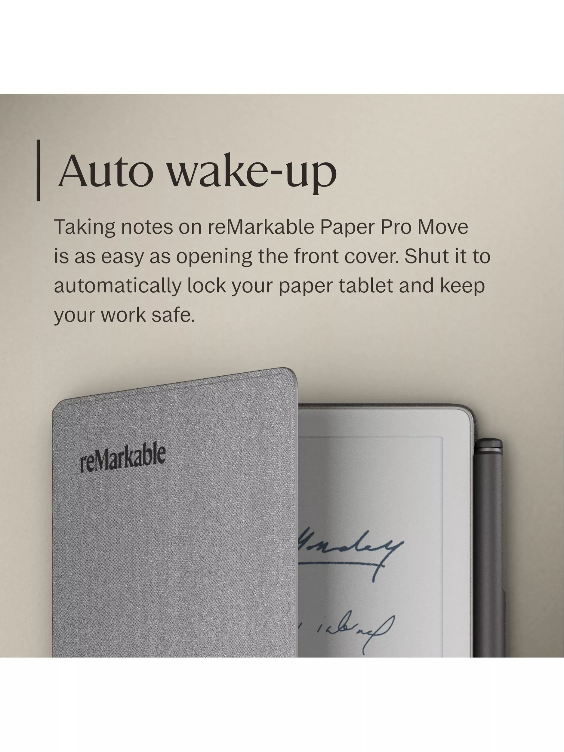reMarkable Book Folio grey for Paper Pro Move (British brand)
