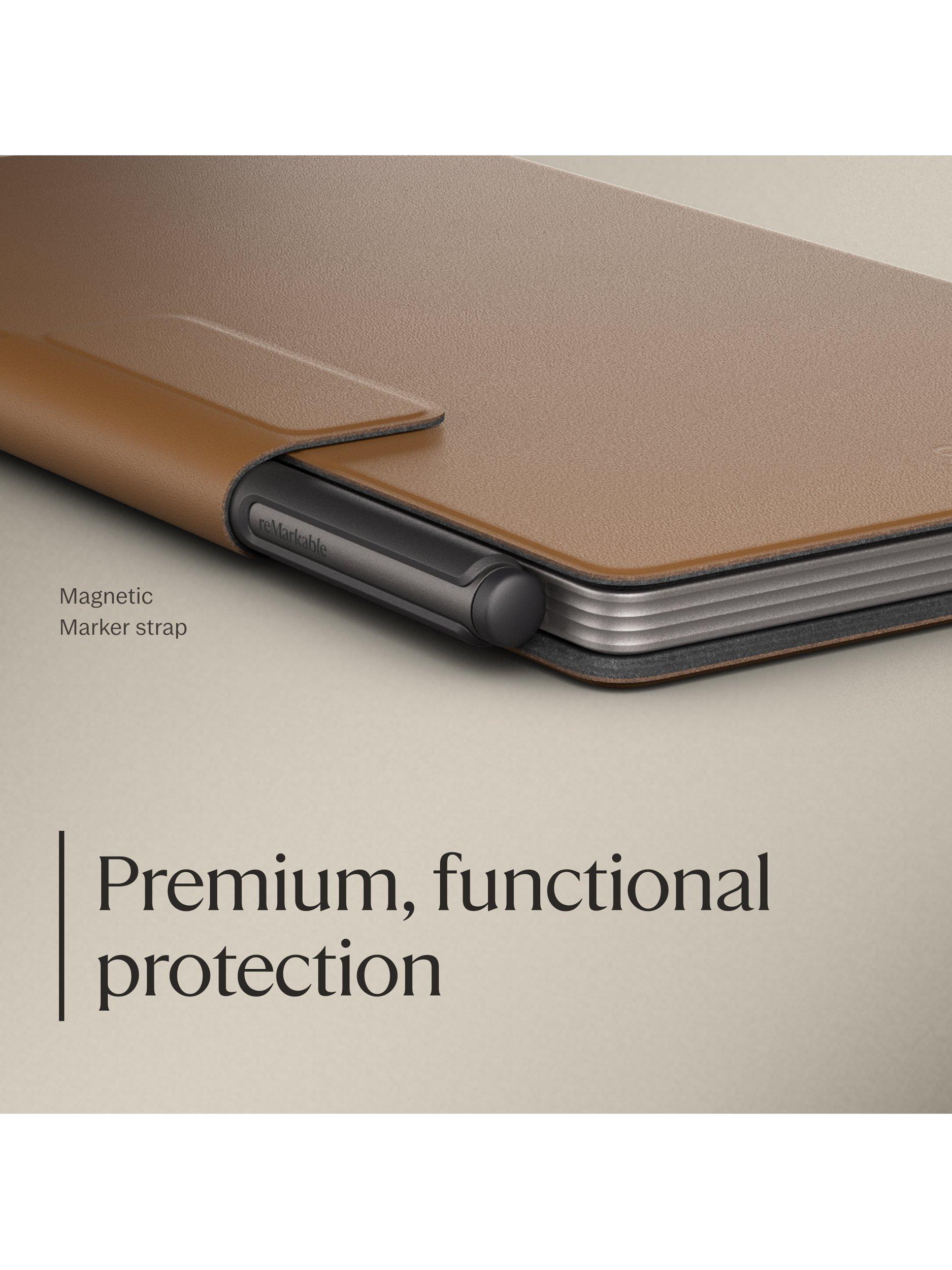reMarkable Leather Book Folio for Paper Pro Move Brown - British product