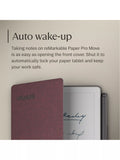 reMarkable Book Folio Burgundy for Paper Pro Move, imported from the UK