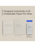 reMarkable Book Folio Burgundy for Paper Pro Move, imported from the UK