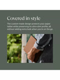 reMarkable leather book folio case brown for Paper Pro, UK version