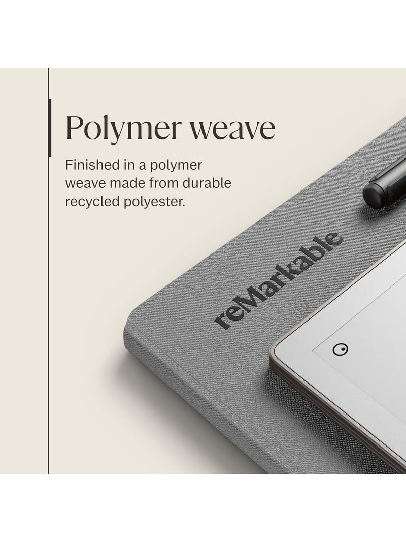 reMarkable grey Book Folio Case for Paper Pro - British product