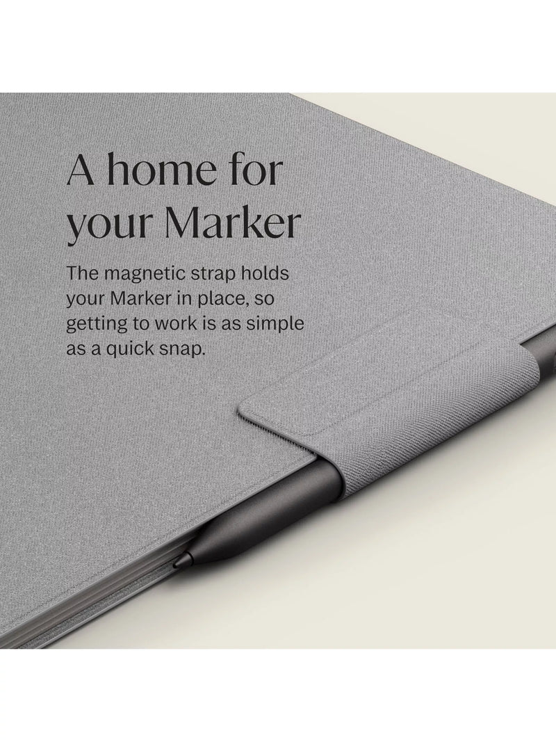 reMarkable grey Book Folio Case for Paper Pro - British product