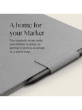 reMarkable grey Book Folio Case for Paper Pro - British product