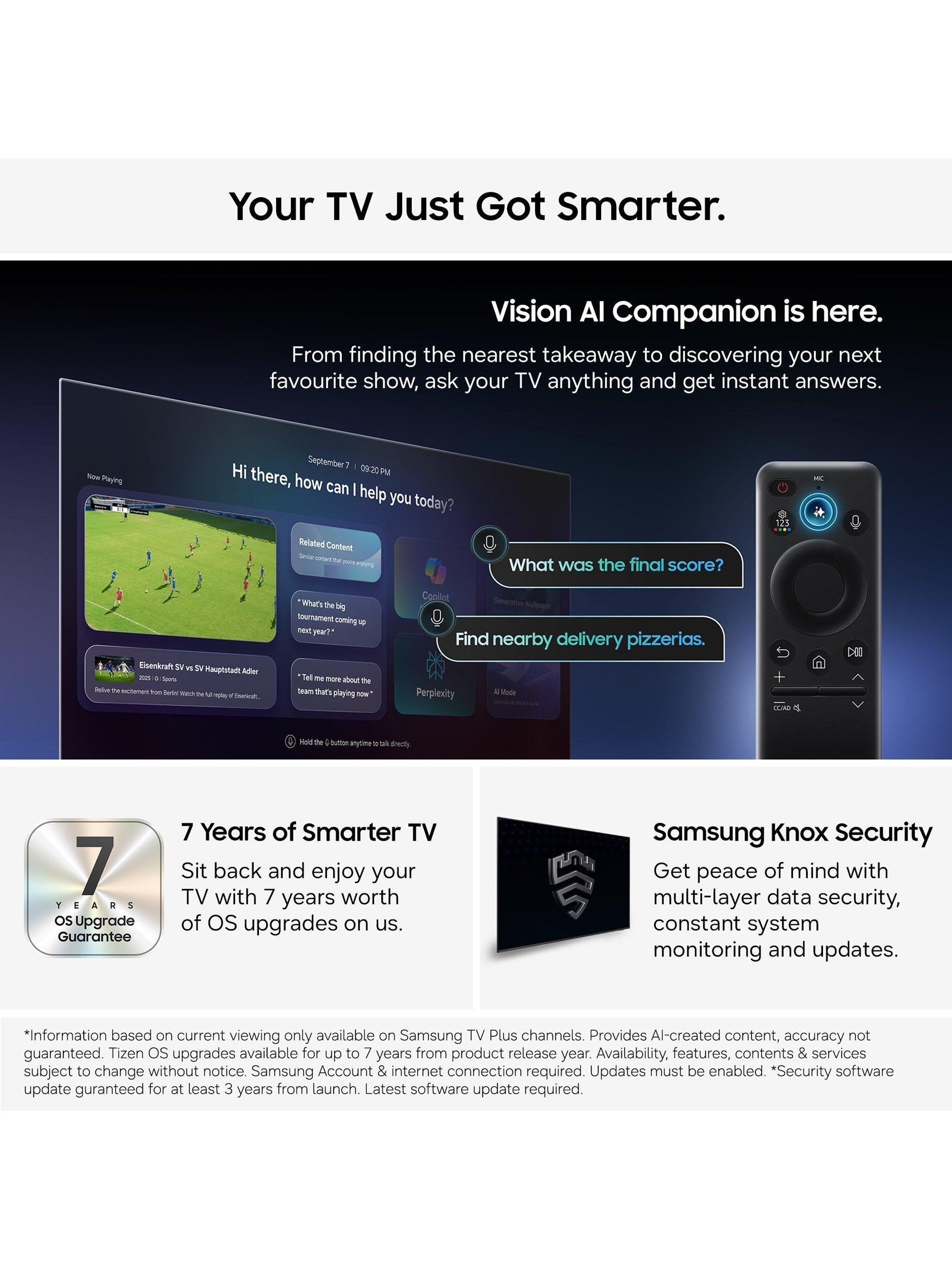 Samsung 32 inch QLED Full HD Smart TV Black, UK version