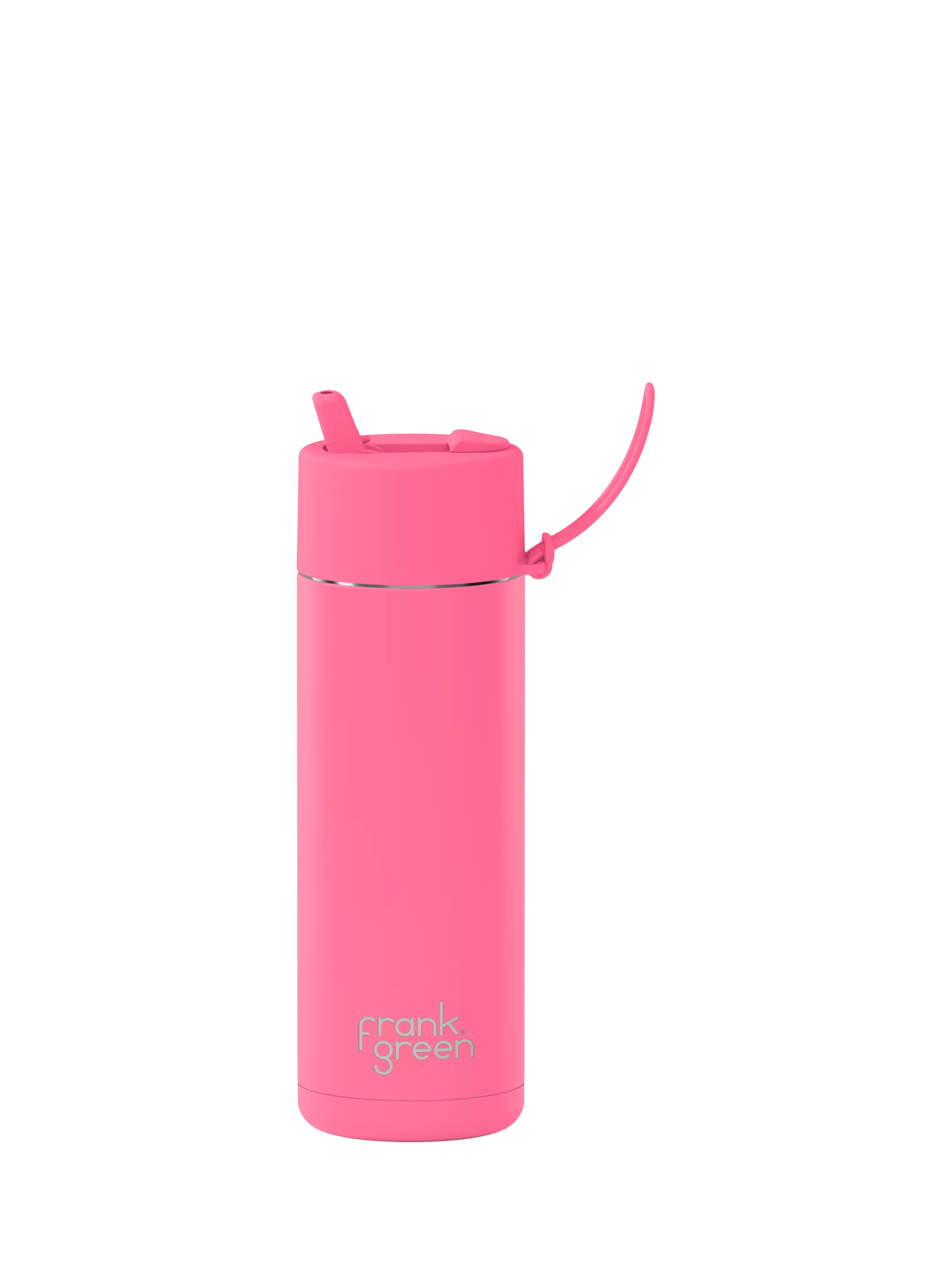 frank green Flip Straw Lid Ceramic Drinks Bottle 595ml