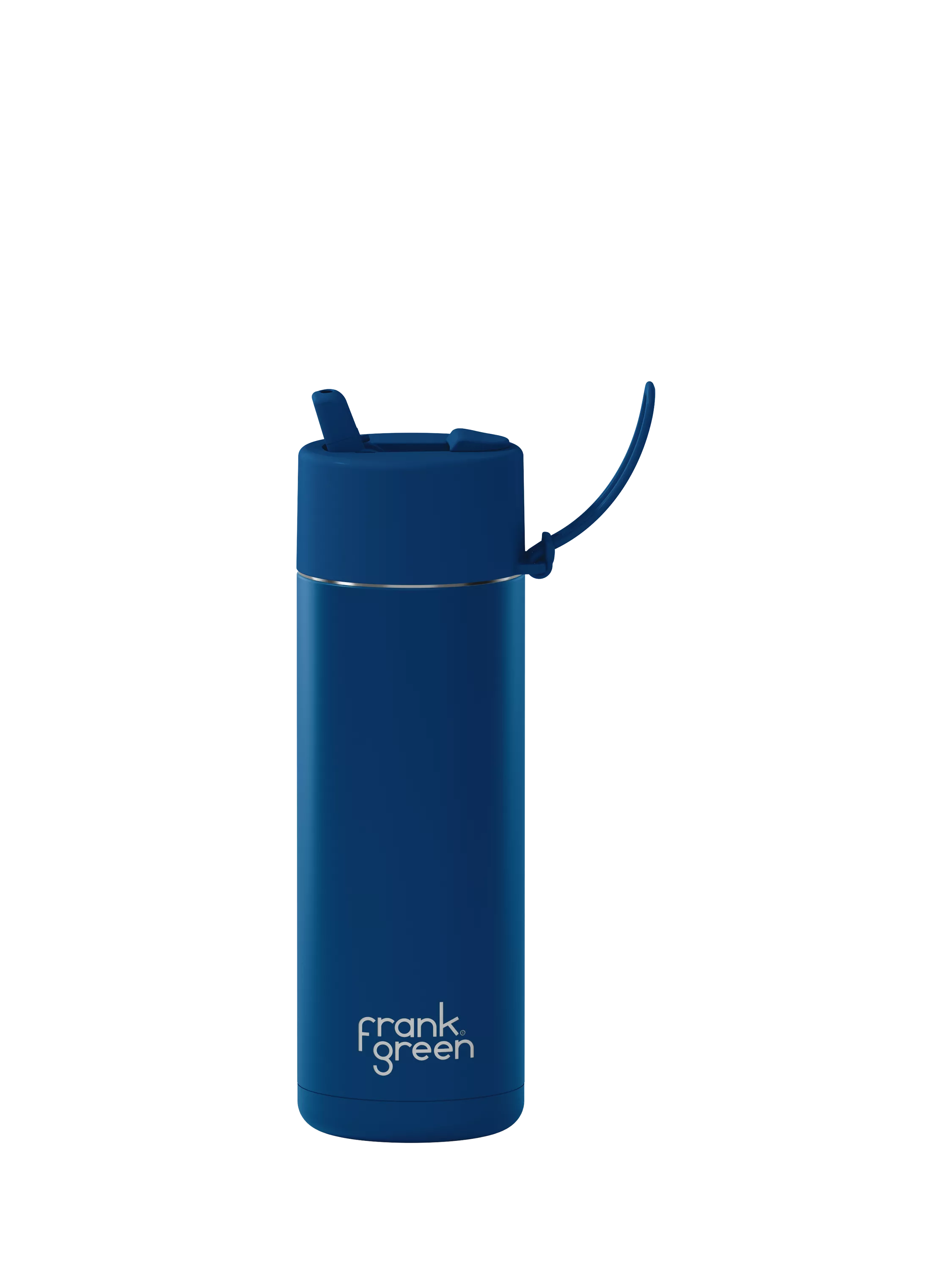 frank green Flip Straw Lid Ceramic Drinks Bottle 595ml
