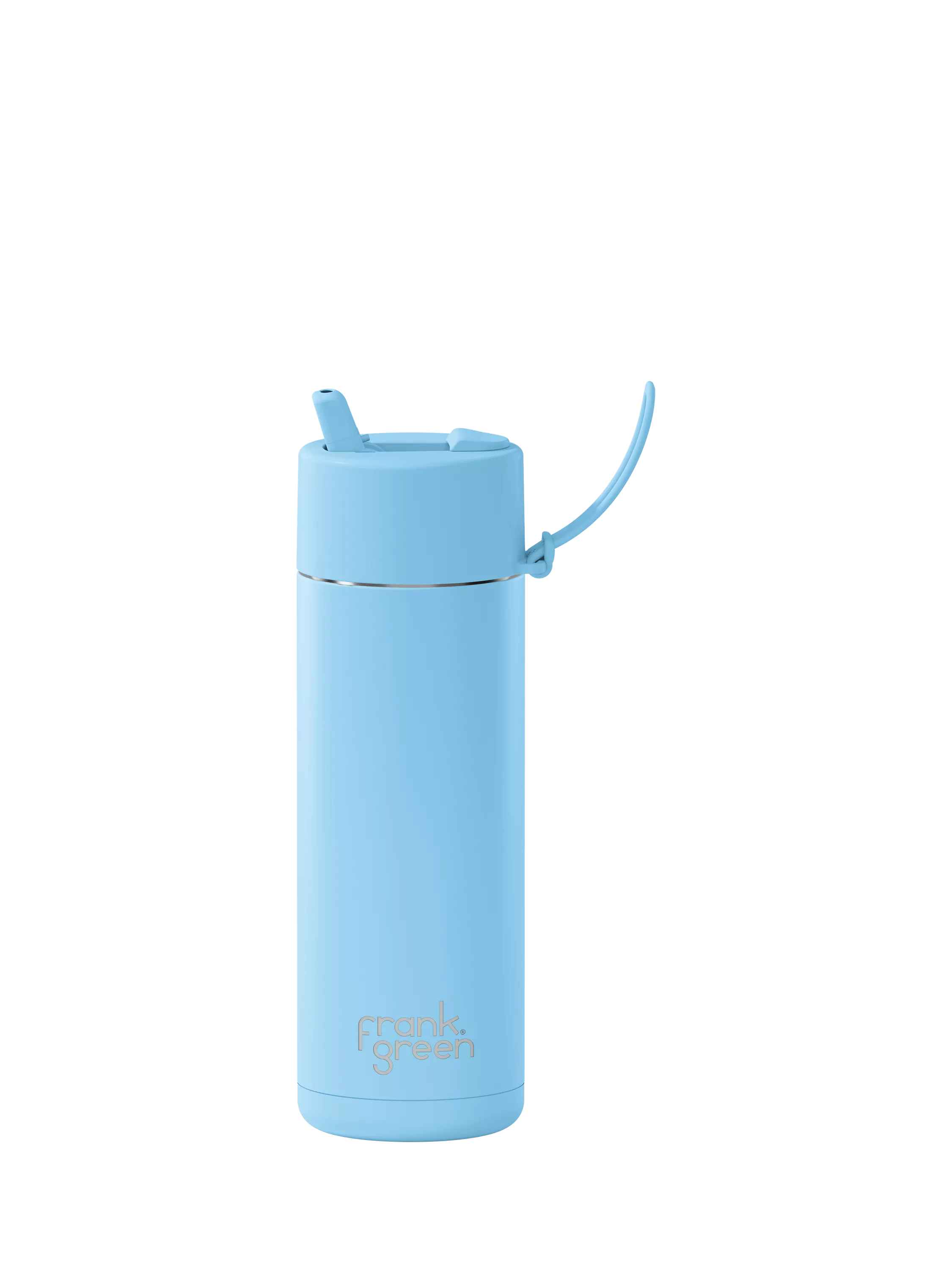frank green Flip Straw Lid Ceramic Drinks Bottle 595ml