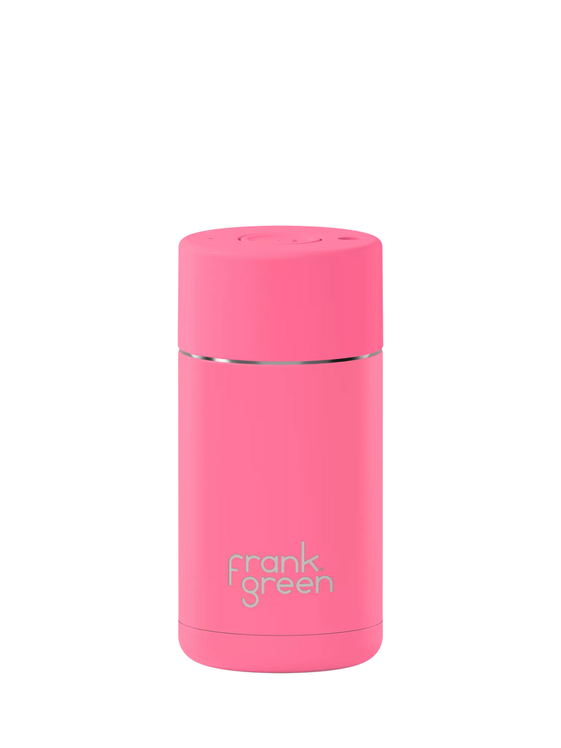 frank green Push Button Lid Ceramic Travel Mug, 355ml