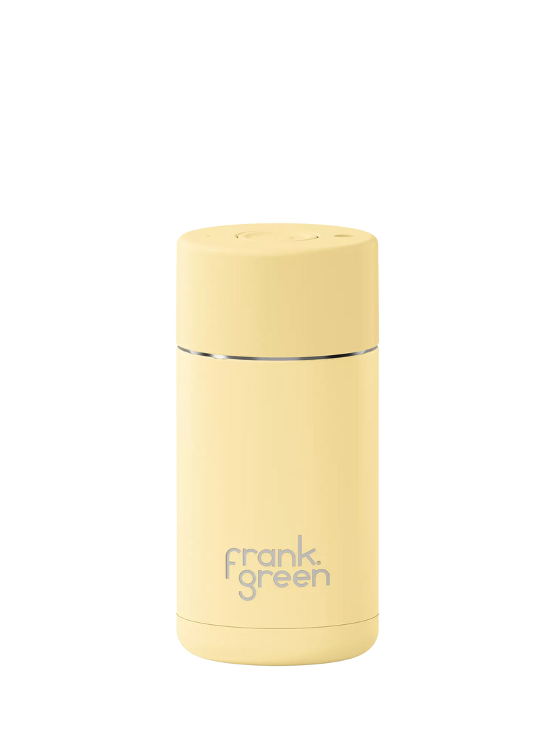 frank green Push Button Lid Ceramic Travel Mug, 355ml