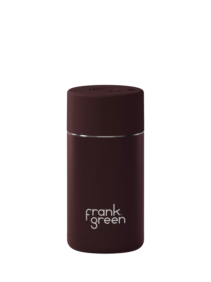 frank green Push Button Lid Ceramic Travel Mug, 355ml