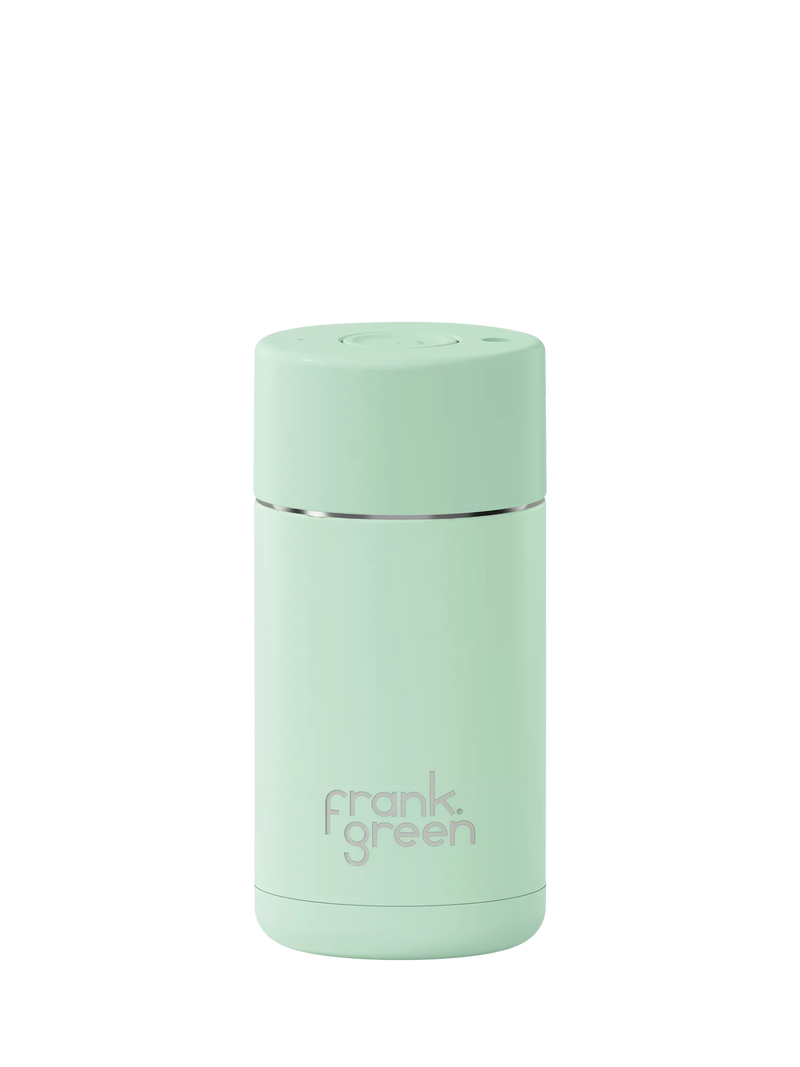 frank green Push Button Lid Ceramic Travel Mug, 355ml