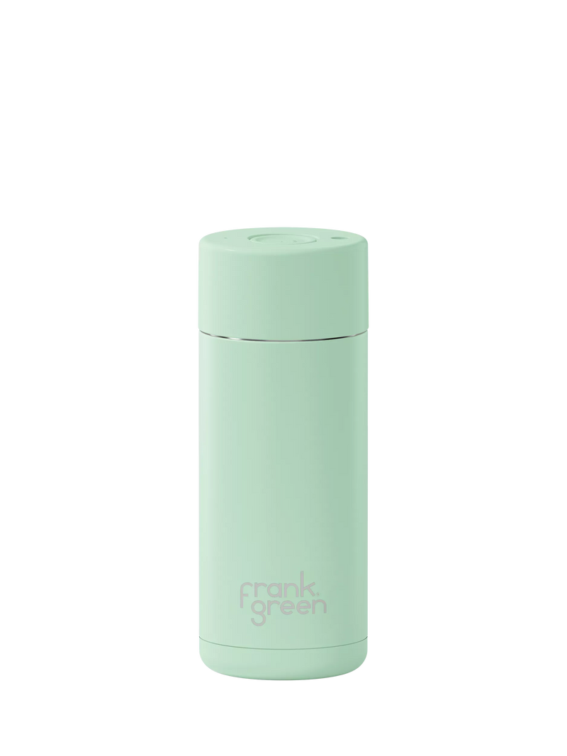 frank green Push Button Lid Ceramic Travel Mug, 475ml
