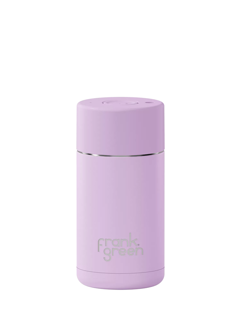 frank green Push Button Lid Ceramic Travel Mug, 355ml