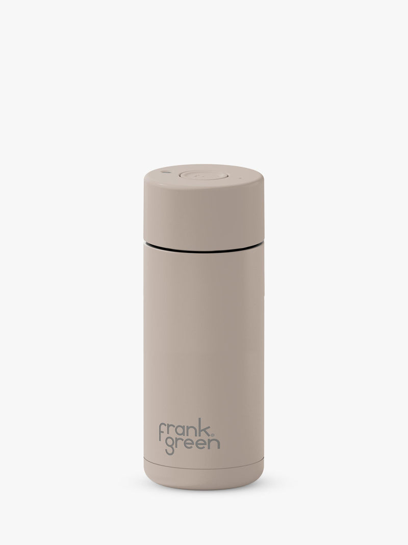 frank green push button lid ceramic travel mug 475ml (British brand)