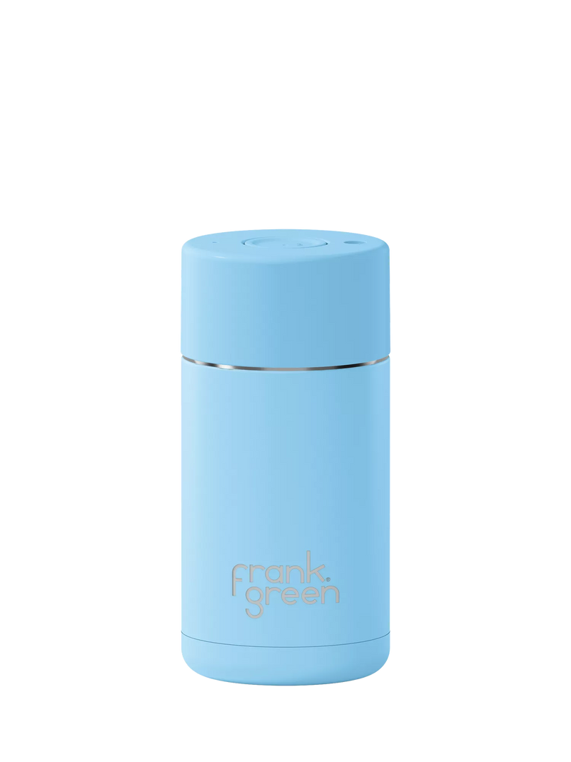 frank green ceramic travel mug push button lid 355ml (British brand)