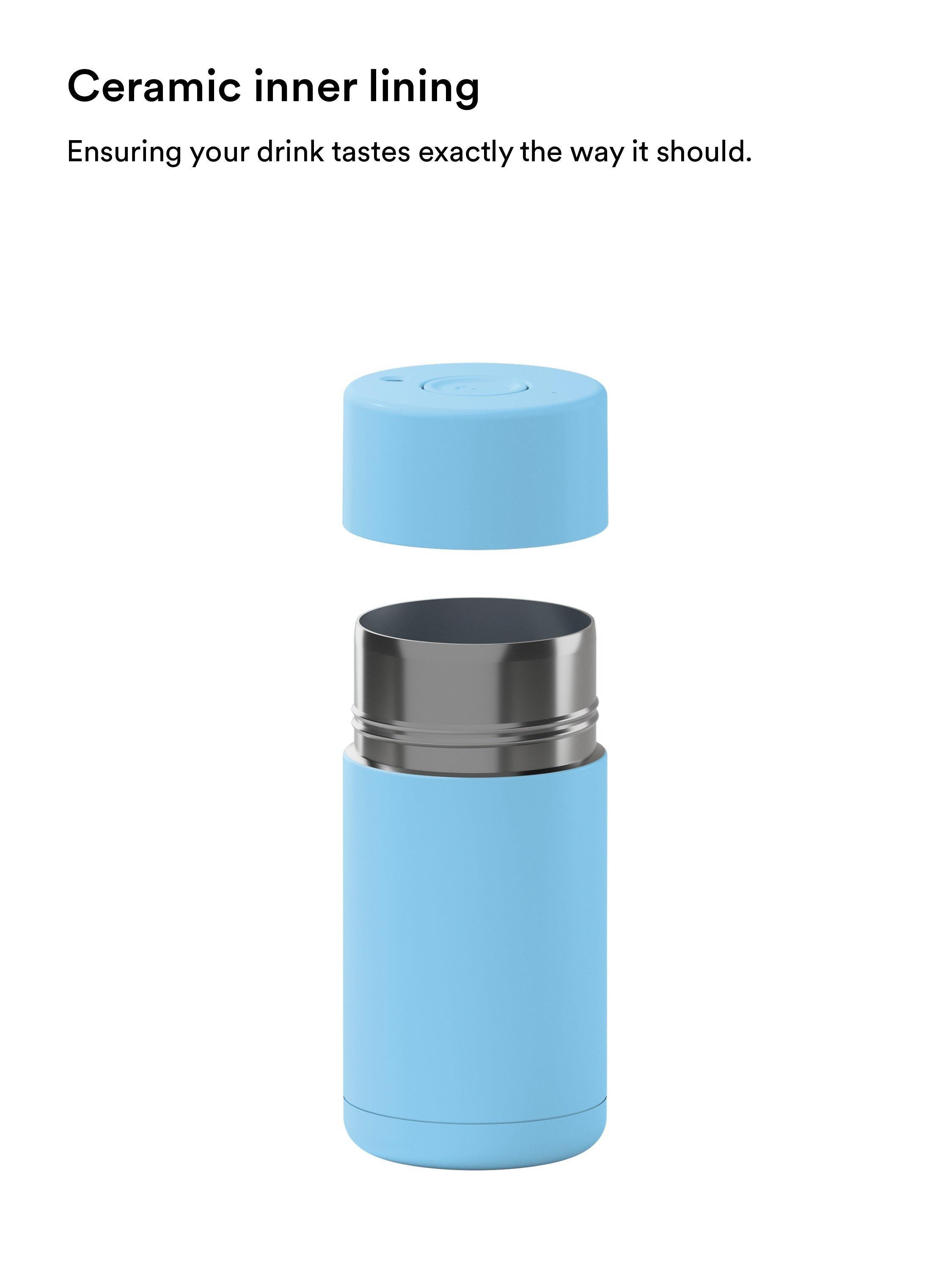 frank green ceramic travel mug push button lid 355ml (British brand)