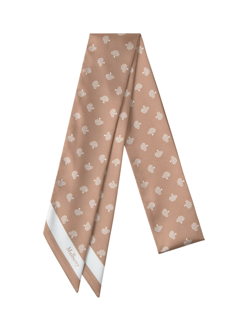 Mulberry Tree Printed Skinny Scarf