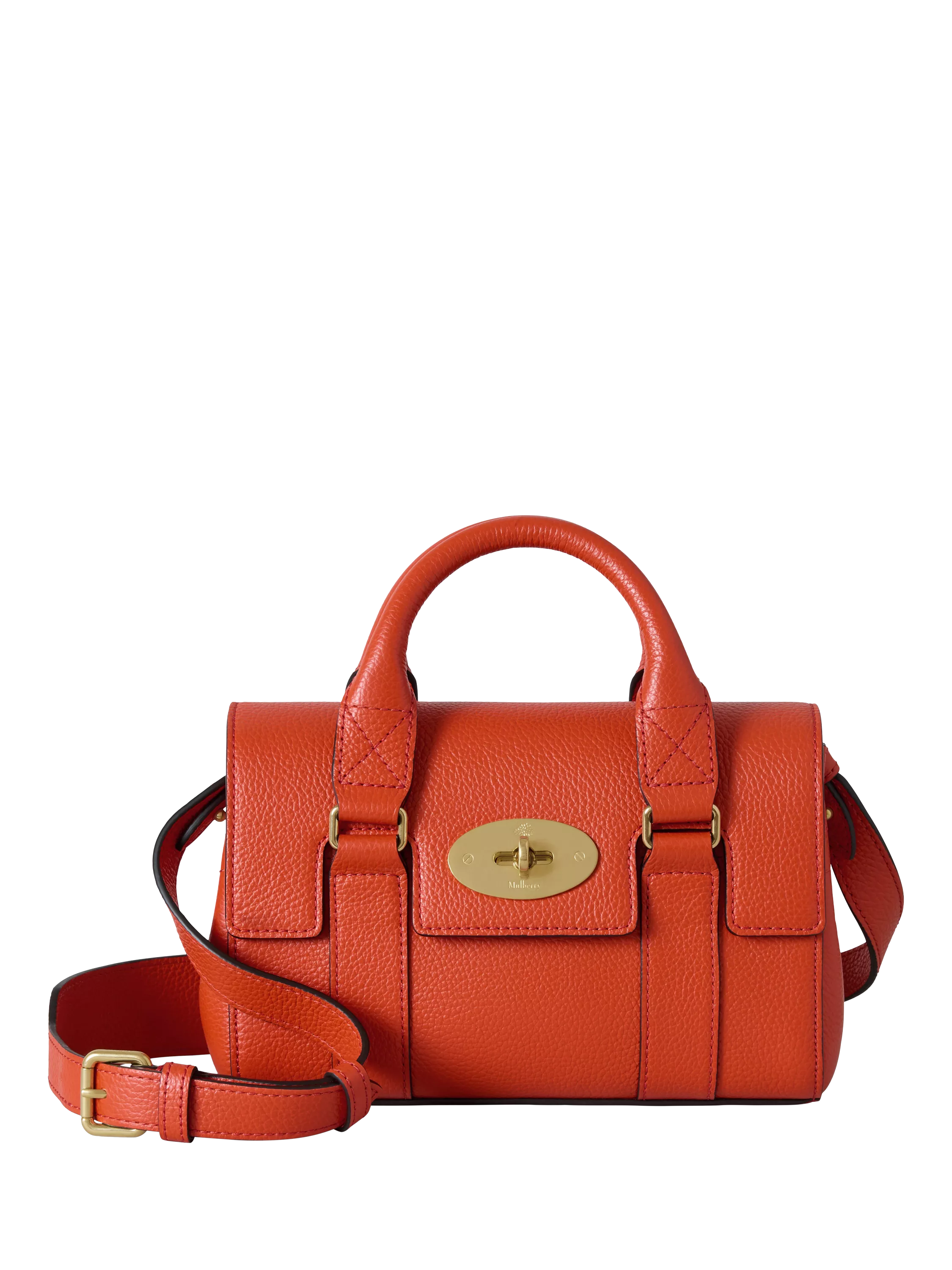 Mulberry Mini Heritage Bayswater Leather Shoulder Bag