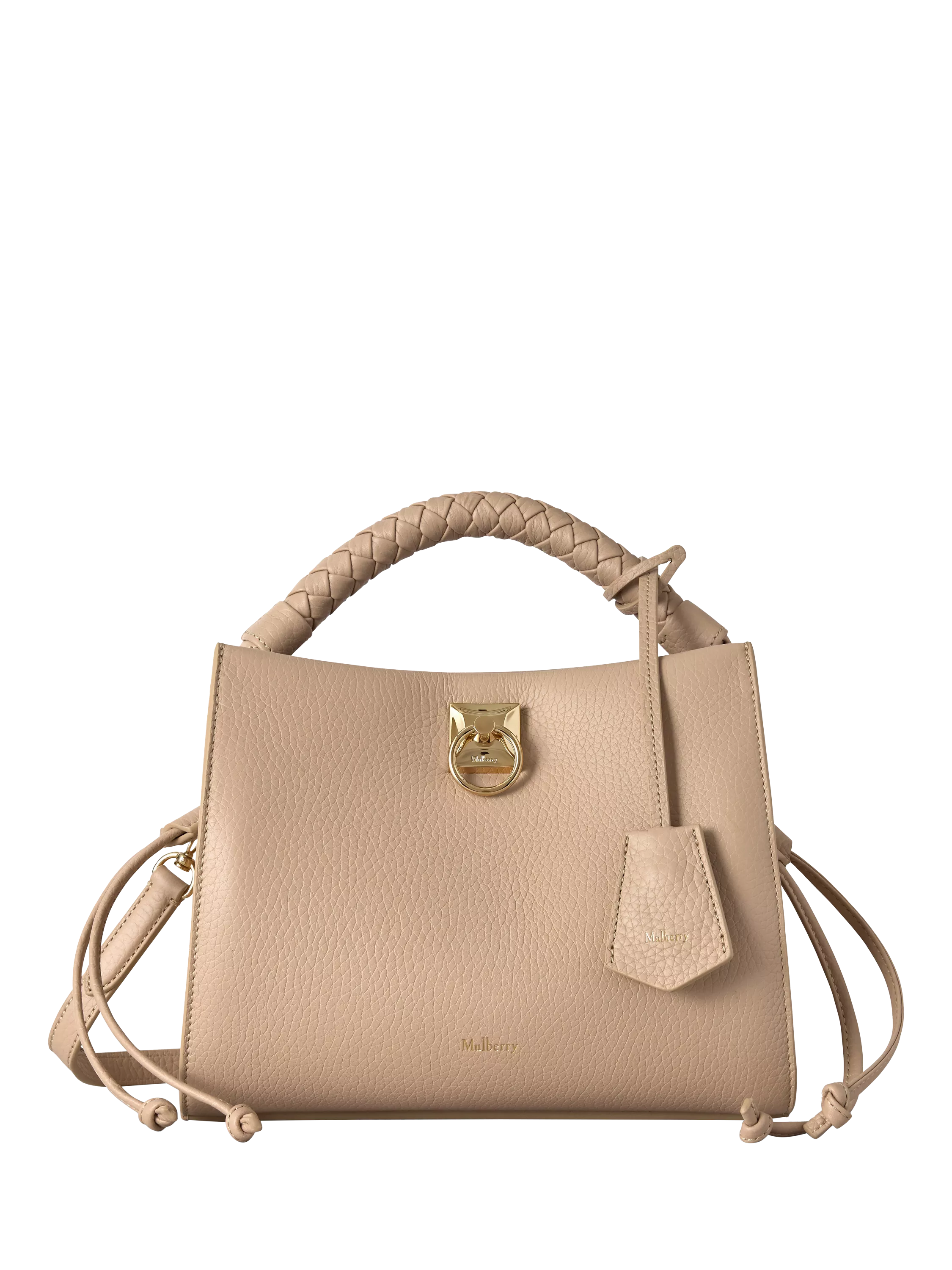 Mulberry Small Iris Heavy Grain Leather Grab Bag