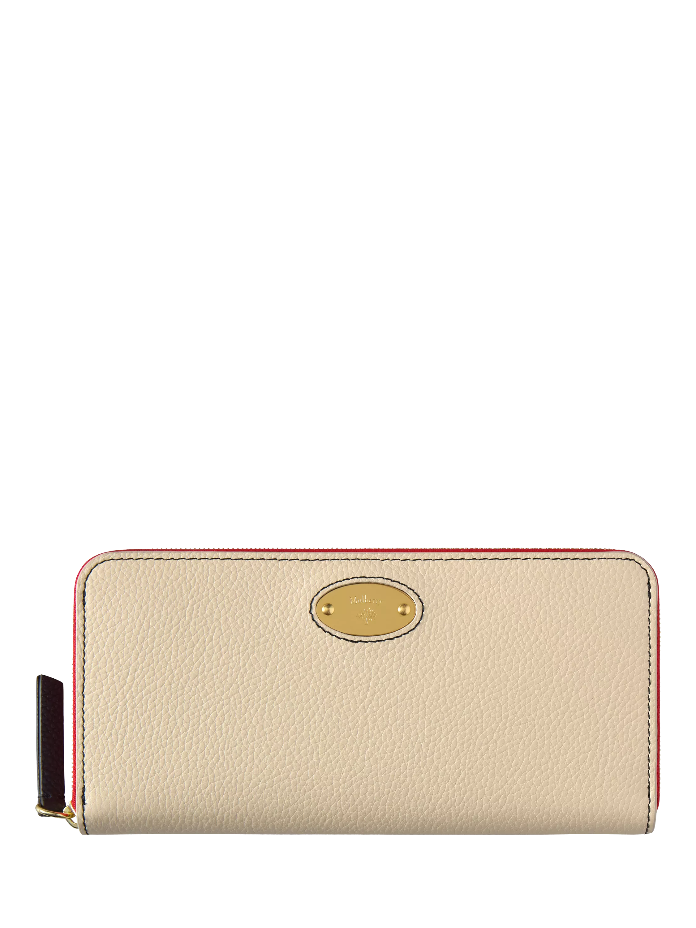Mulberry Plaque Leather Zipped Purse