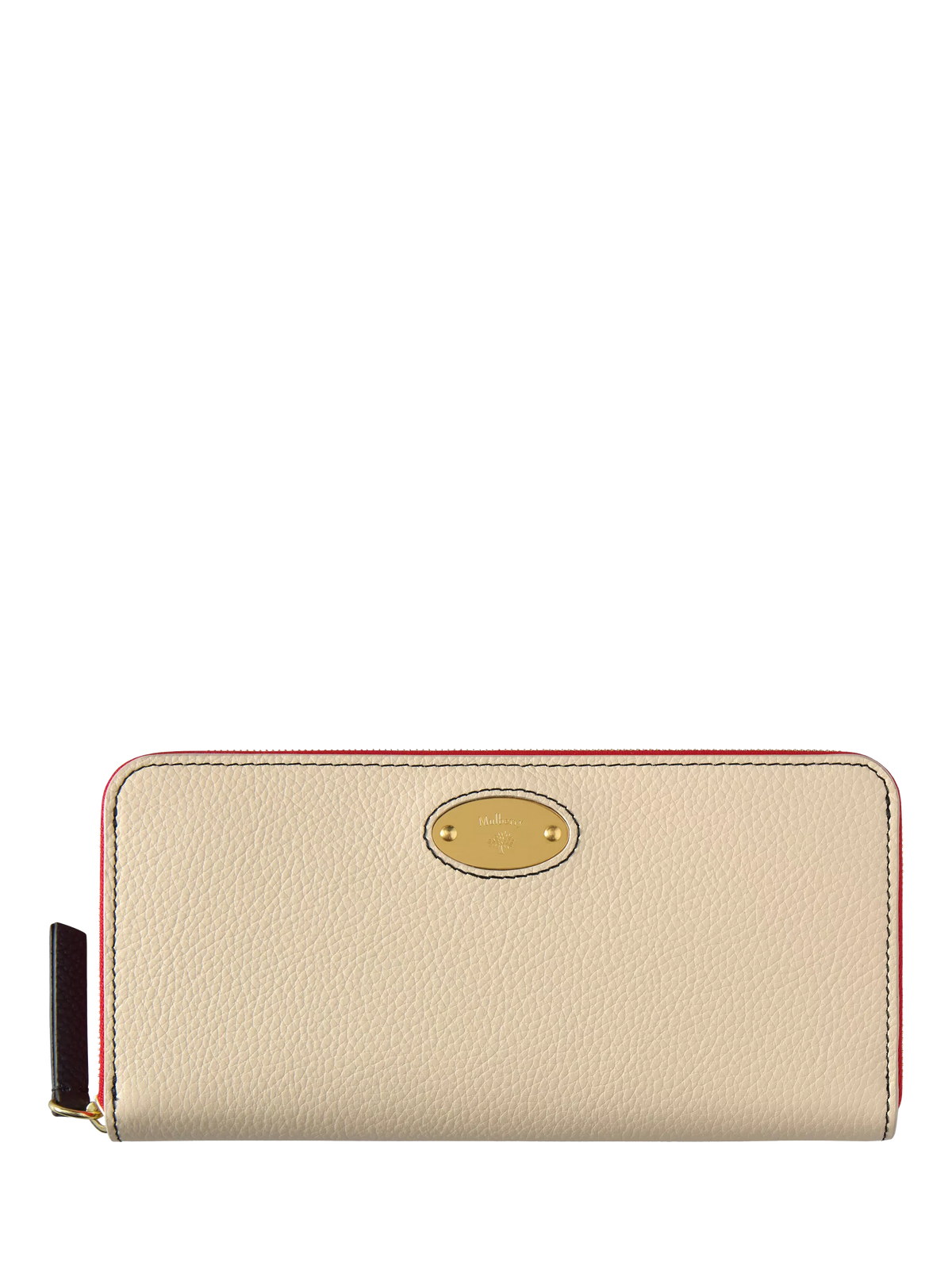 Mulberry Plaque Leather Zipped Purse