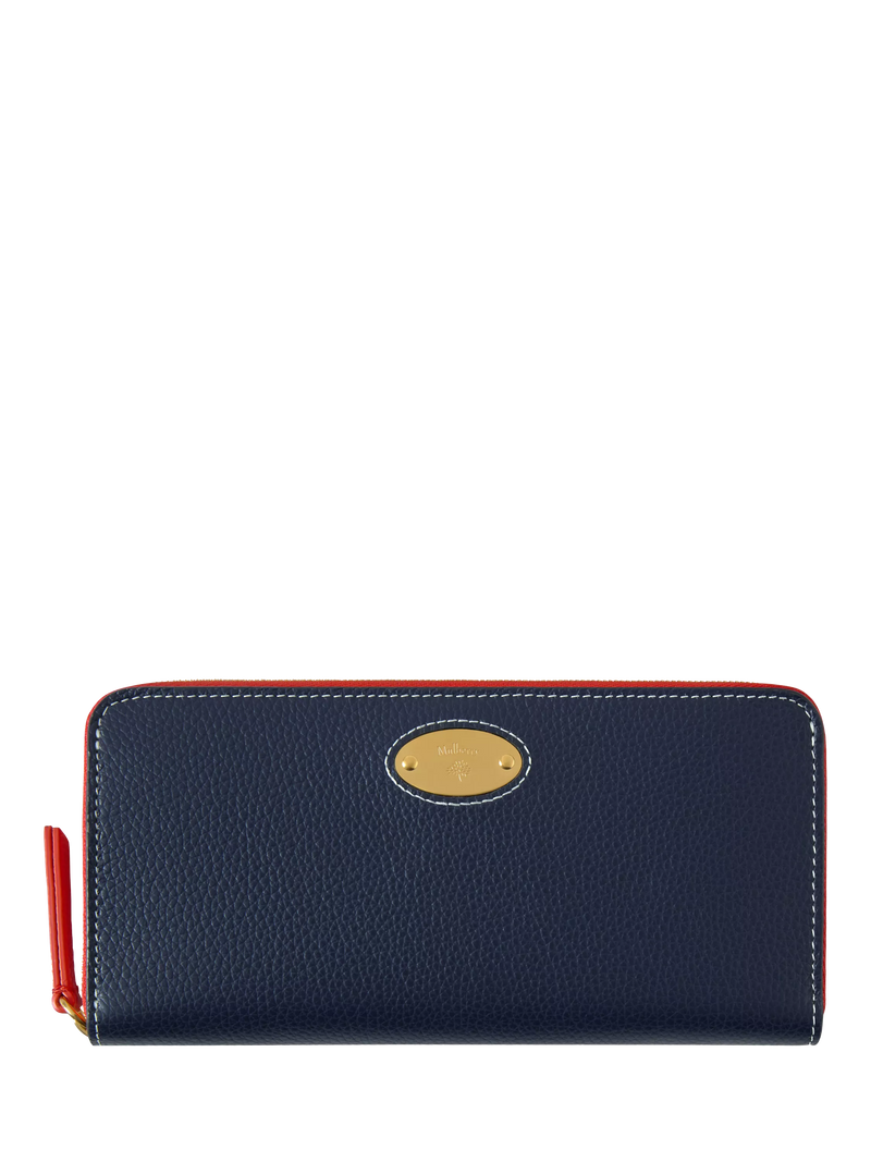Mulberry Plaque Leather Zipped Purse