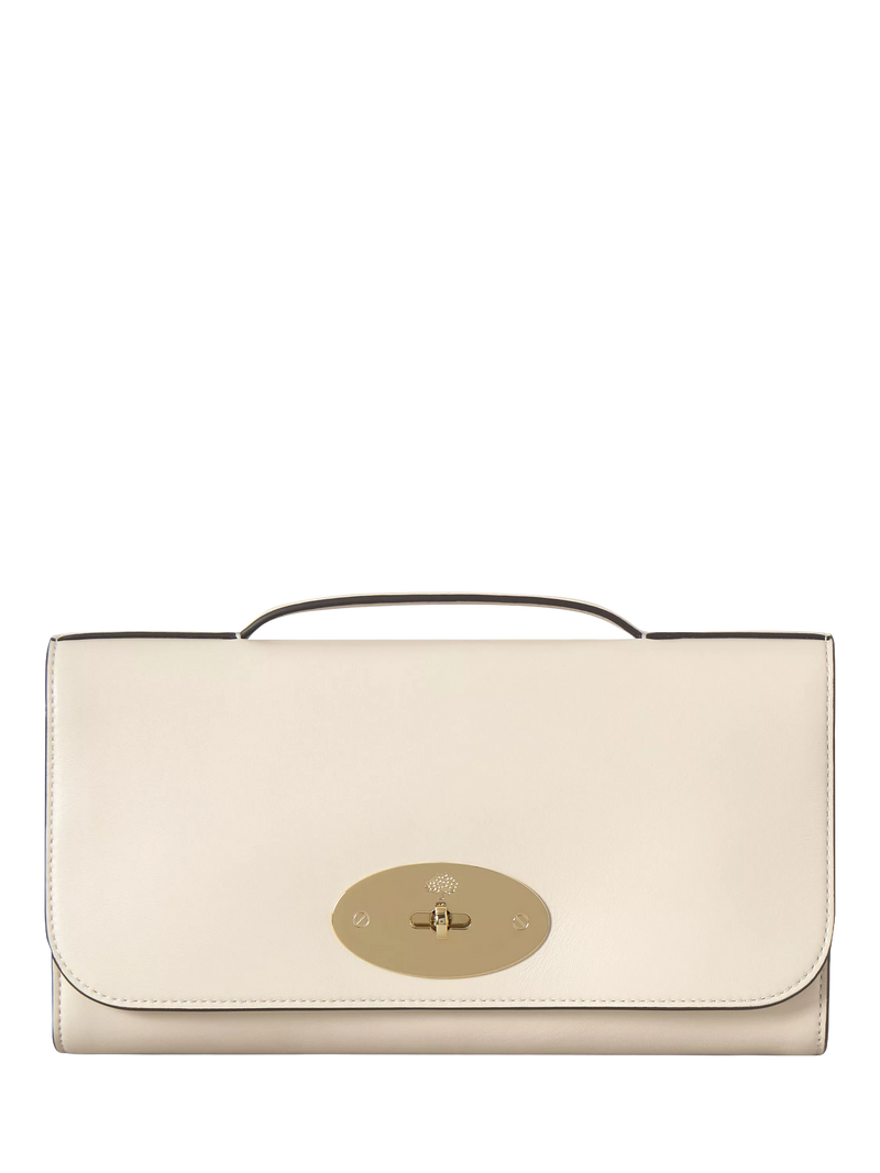 Mulberry Lily Leather Clutch Bag