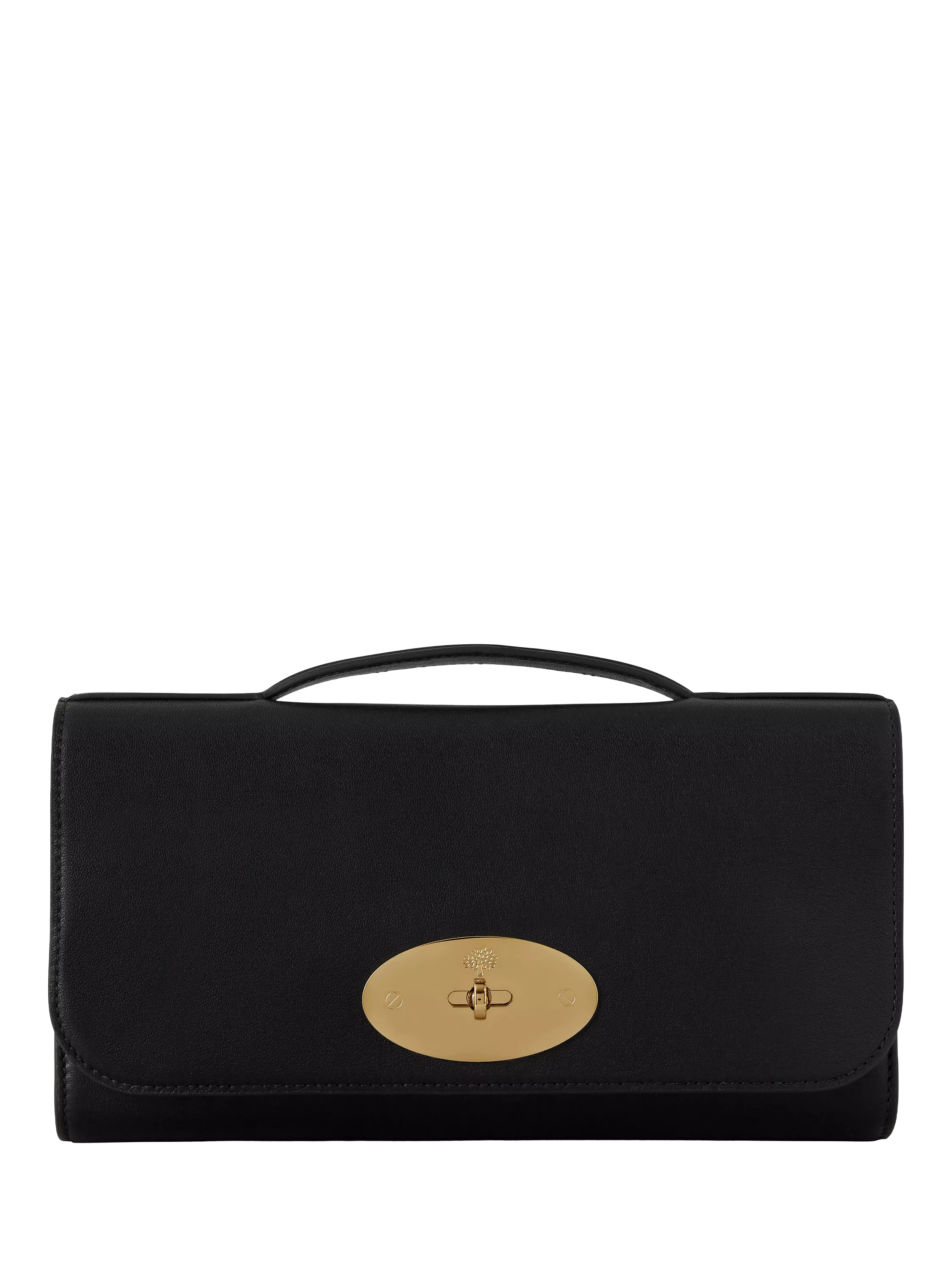 Mulberry Lily Leather Clutch Bag