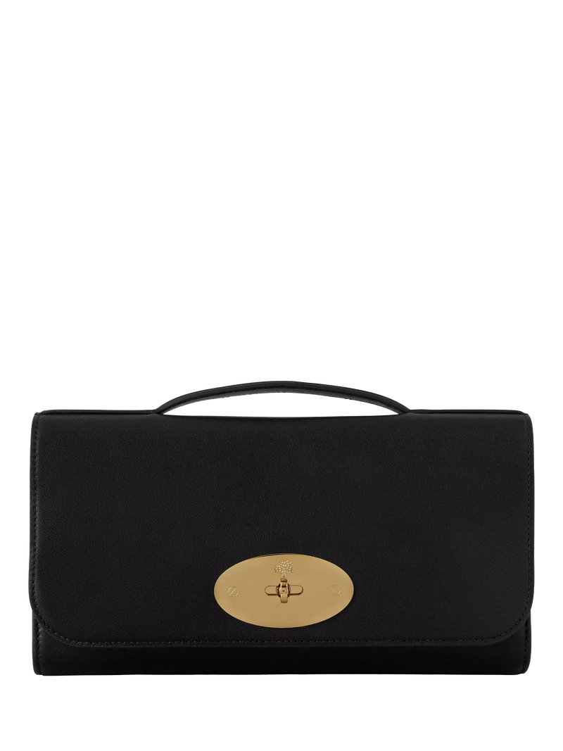Mulberry Lily Leather Clutch Bag