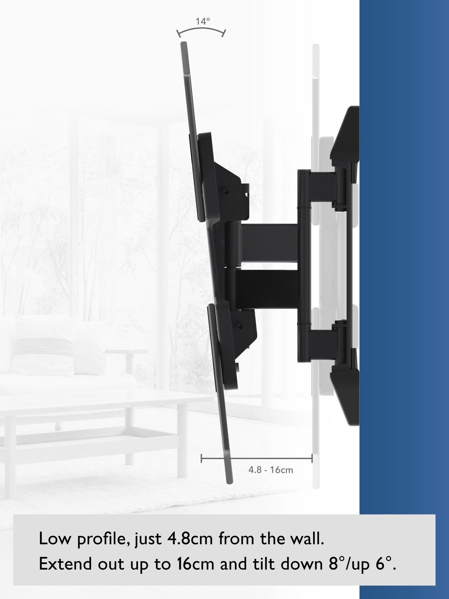 AVF tilt and turn TV wall mount for TVs up to 100 inches (British brand)