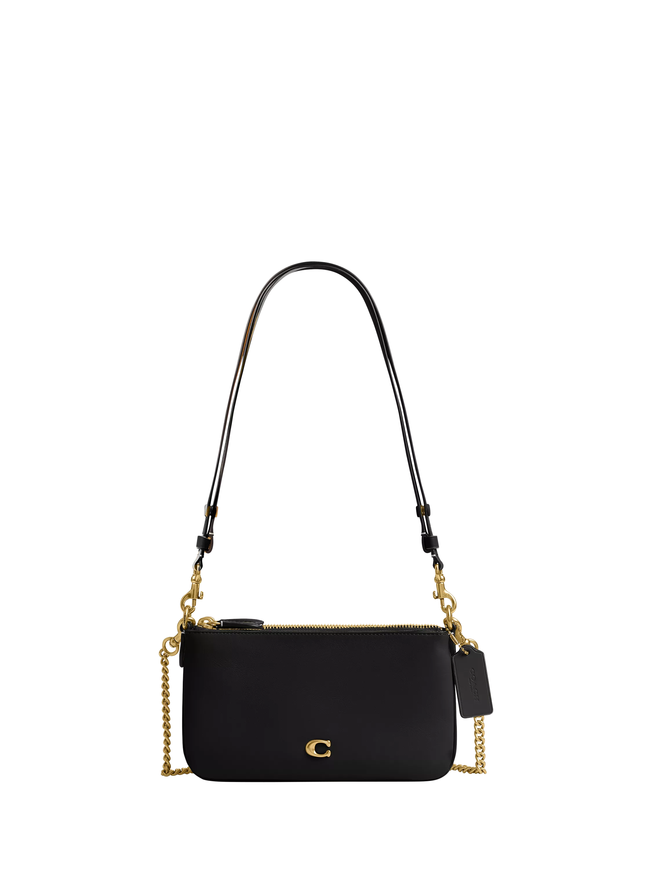Coach Audrey Leather Cross Body Bag Black - British product