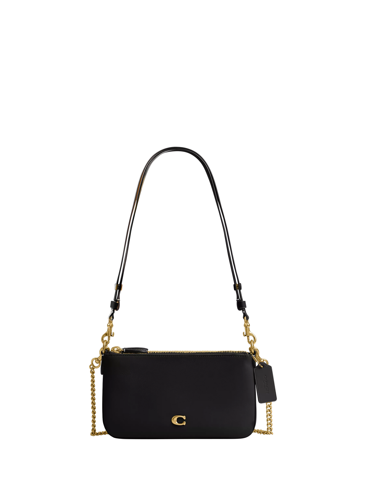 Coach Audrey Leather Cross Body Bag Black - British product
