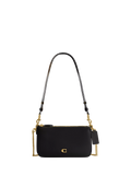 Coach Audrey Leather Cross Body Bag Black - British product