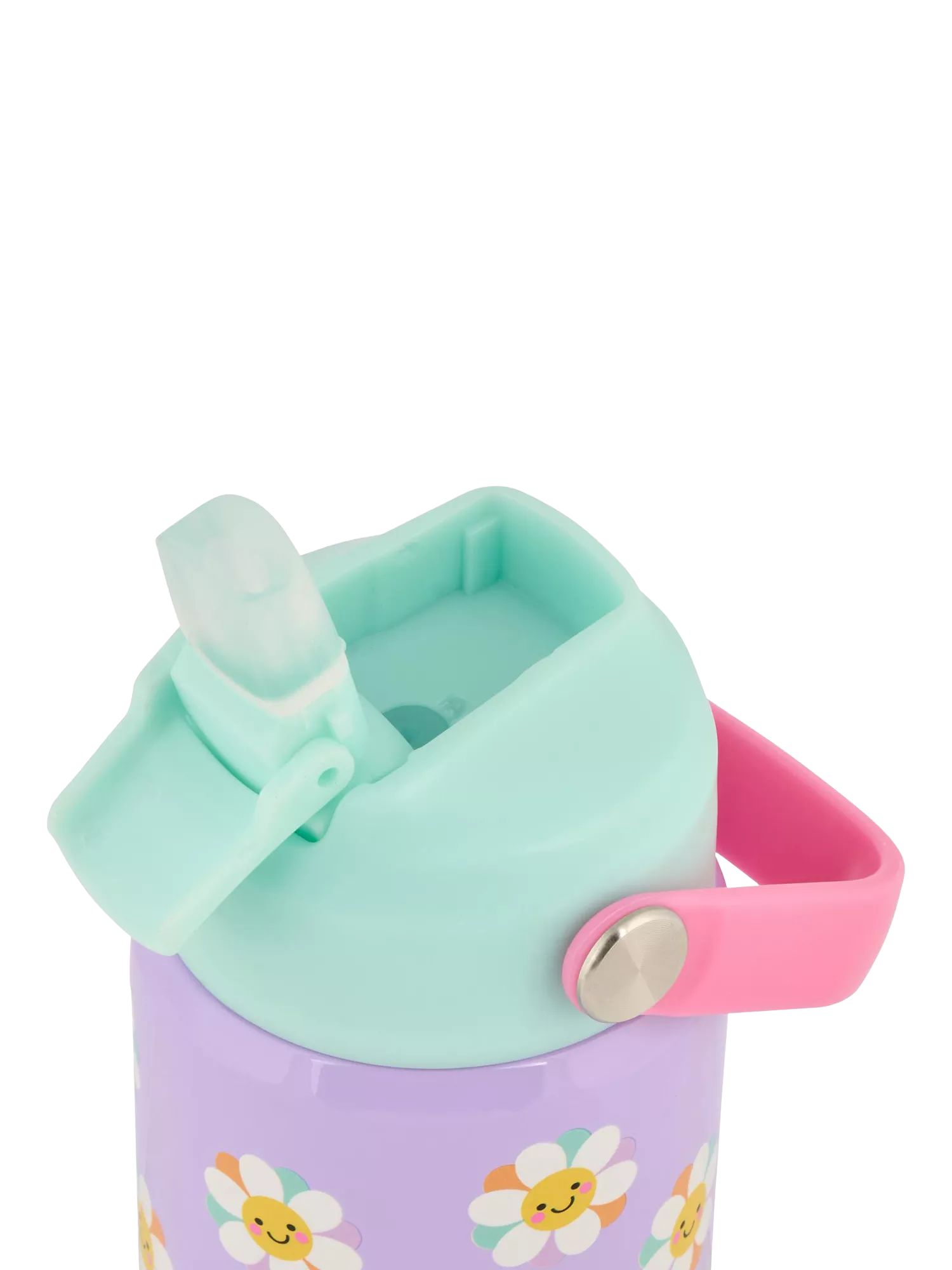 Polar Gear kids daisy drinks bottle 370ml lilac mint, imported from the UK