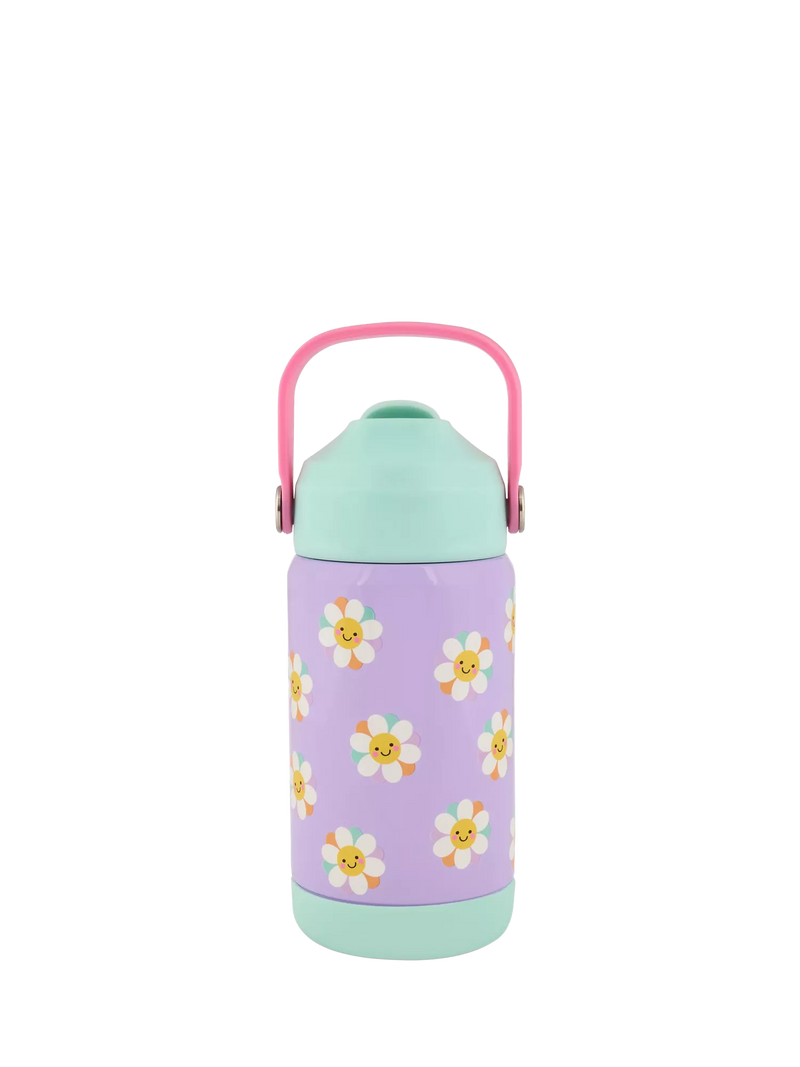 Polar Gear kids daisy drinks bottle 370ml lilac mint, imported from the UK