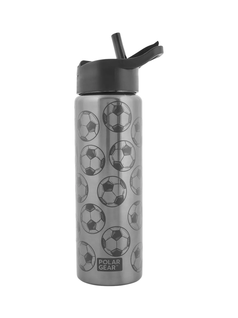 Polar Gear football drinks bottle black 750ml - British product