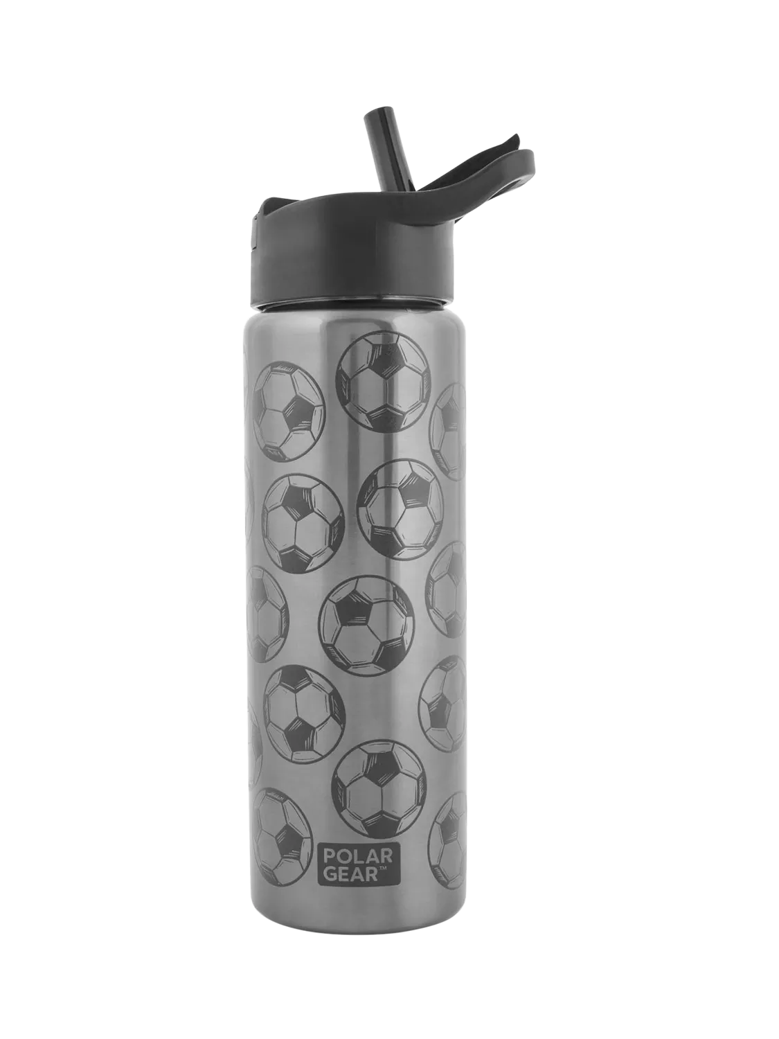 Polar Gear football drinks bottle black 750ml - British product