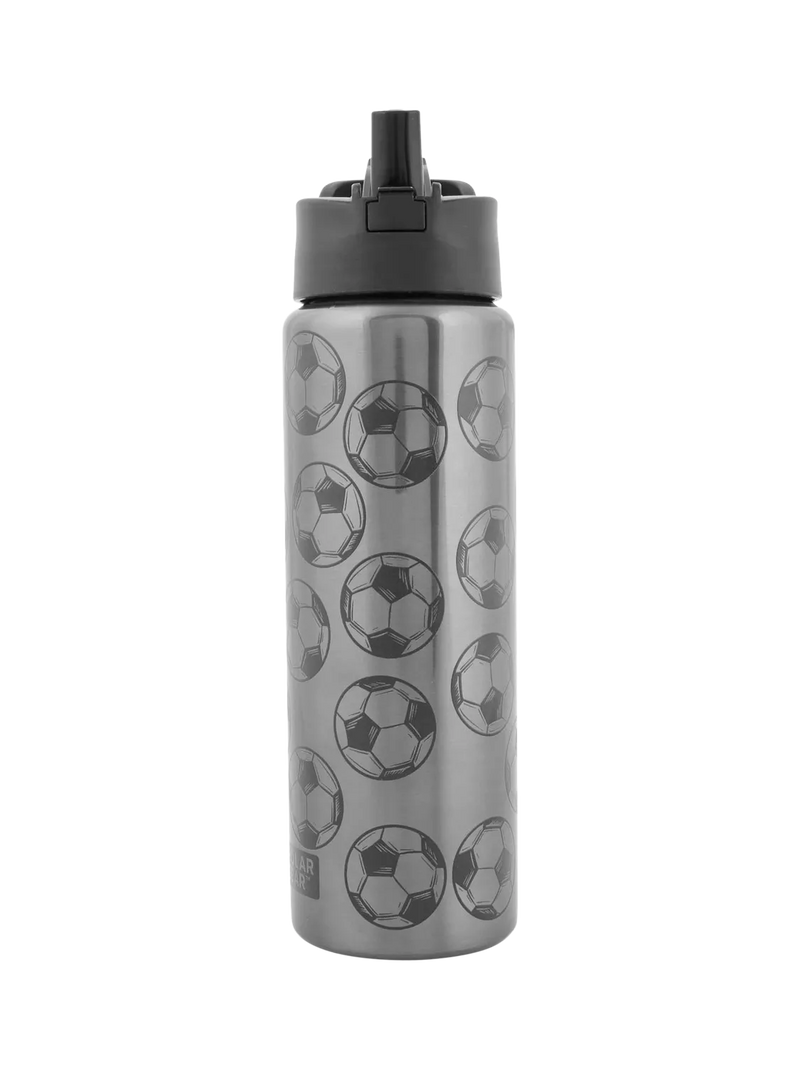 Polar Gear football drinks bottle black 750ml - British product