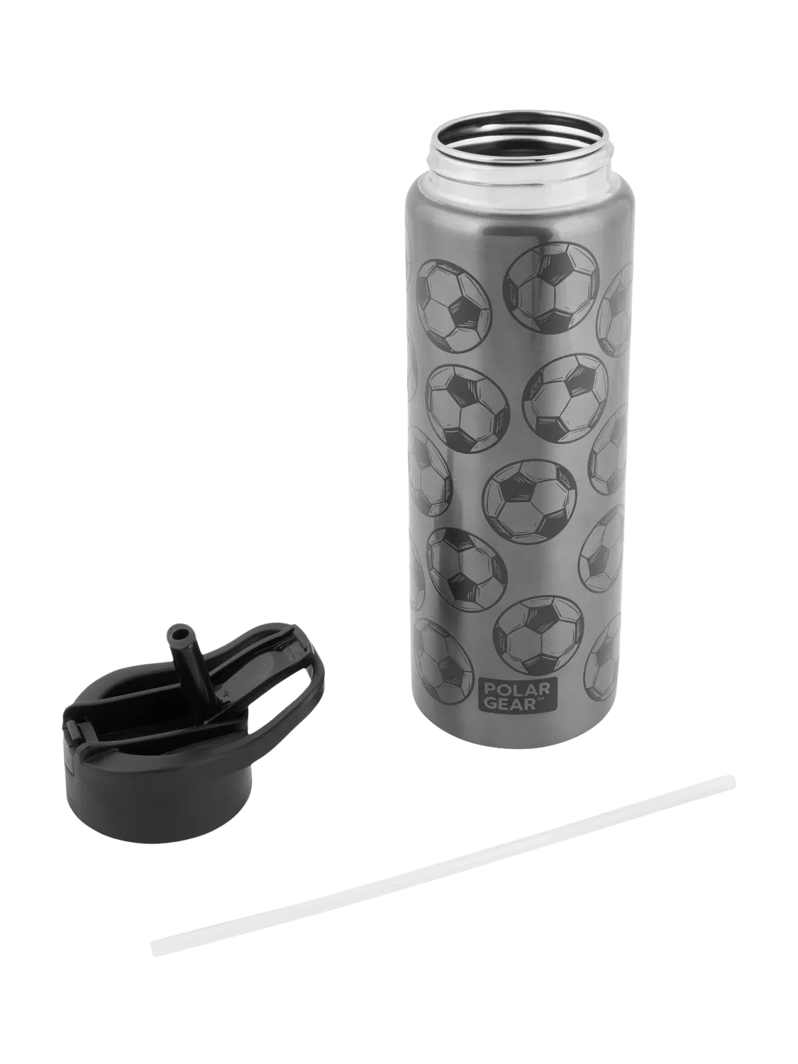 Polar Gear football drinks bottle black 750ml - British product
