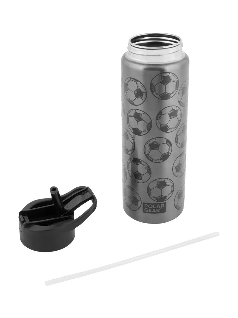 Polar Gear football drinks bottle black 750ml - British product