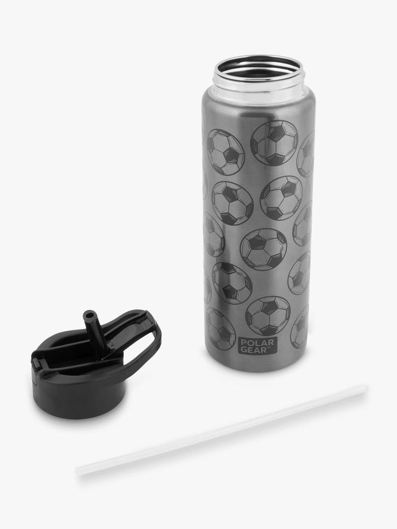 Polar Gear football drinks bottle black 750ml - British product